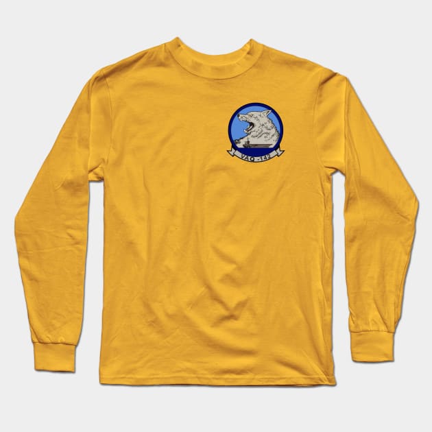 Electronic Attack Squadron 142 (VAQ-142) Long Sleeve T-Shirt by Airdale Navy